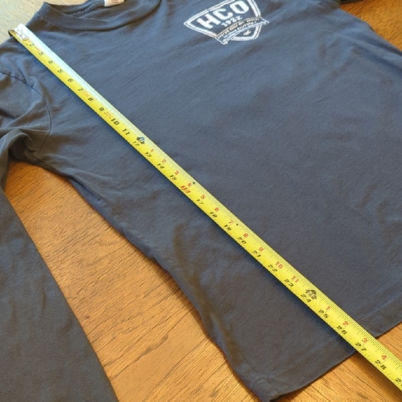 Men's Hollister HCO 1922 Gray Long Sleeve Shirt - Picture 5 of 6